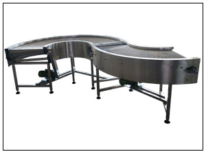 轉(zhuǎn)彎網(wǎng)帶輸送機